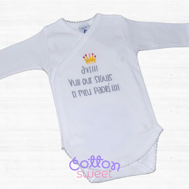 Body personalizado frase catalán Body personalizado frase catalán