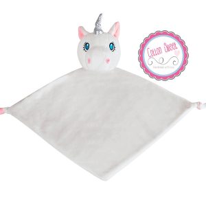 Dou Dou personalizado Unicornio Blanco Dou Dou personalizado Unicornio Blanco