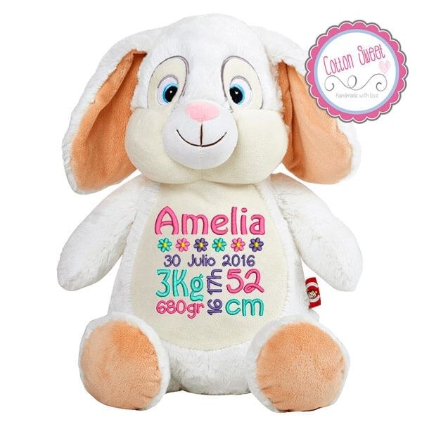 Peluche personalizado Conejito Blanco Peluche personalizado Conejito Blanco