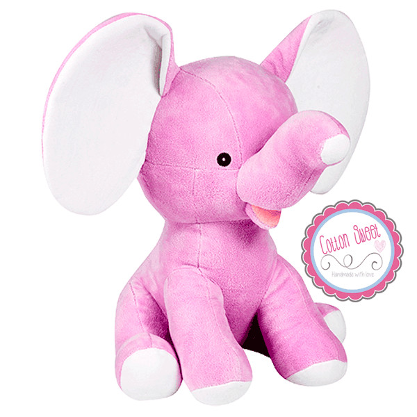 Peluche personalizado Elefantito Dumbo Lavanda