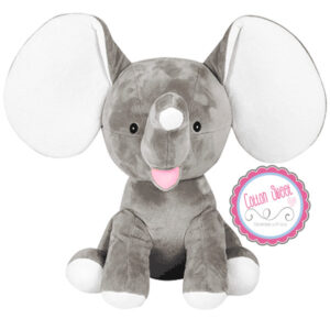 Peluche personalizado Elefantito Dumbo Gris