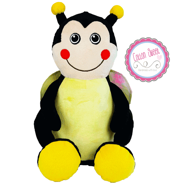 Peluche personalizado mensaje bordado Abeja Peluche personalizado mensaje bordado Abeja