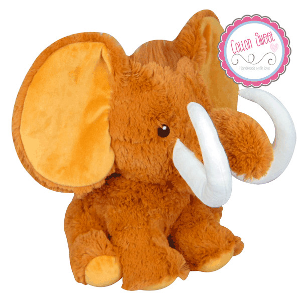 Peluche personalizado mensaje bordado Mamuth