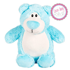 Peluche personalizado mensaje bordado Osito Azul