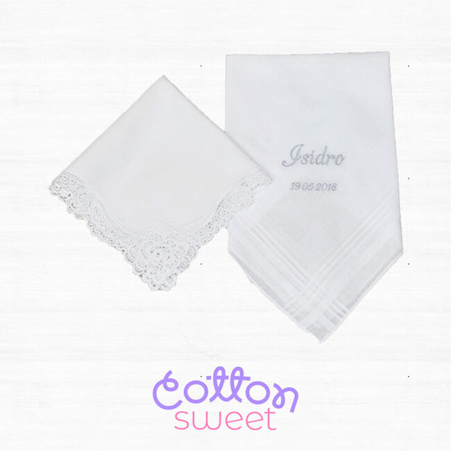 Pañuelo boda bordado personalizado para hombre novio Pañuelo boda bordado personalizado para hombre novio