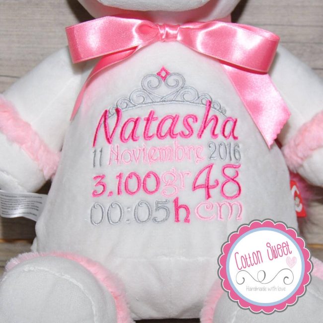 Peluche Personalizado Cubbie Bordado Natalicio Peluche Personalizado Cubbie Bordado Natalicio