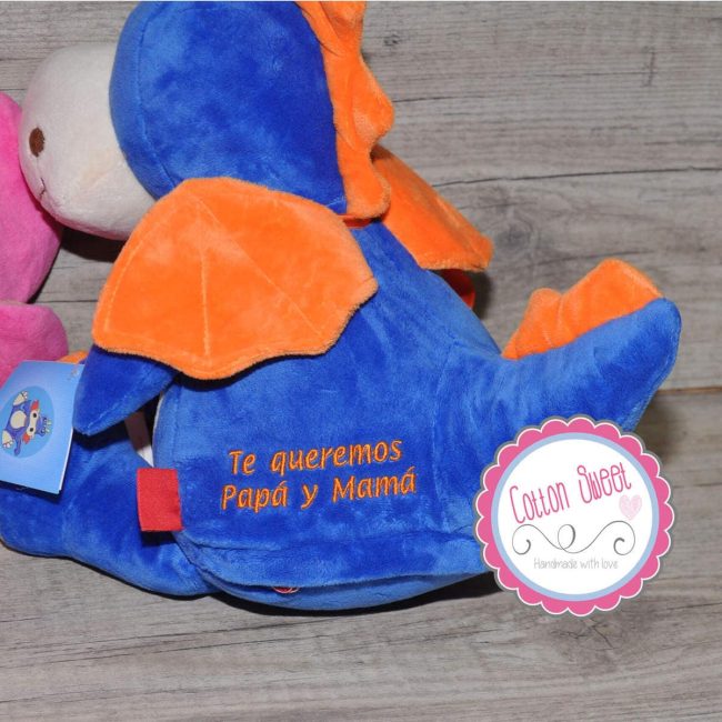 Peluche Personalizado Cubbie Trasera Dedicatoria