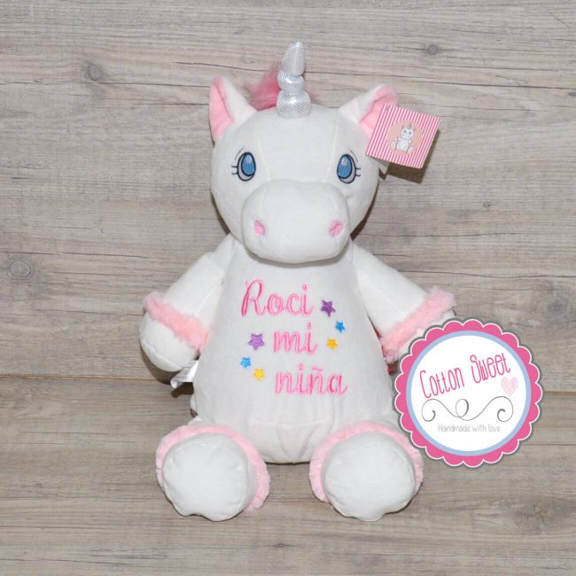 Peluche Personalizado Cubbie Unicornio Mensaje Peluche Personalizado Cubbie Unicornio Mensaje