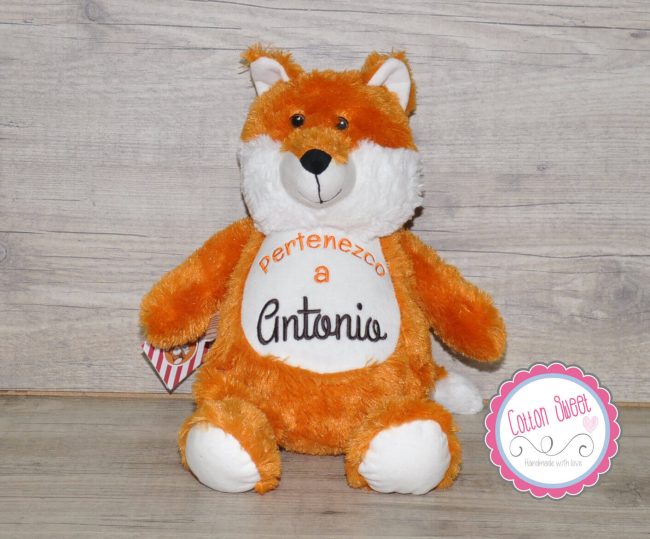 Peluche Personalizado Regalar Zorro