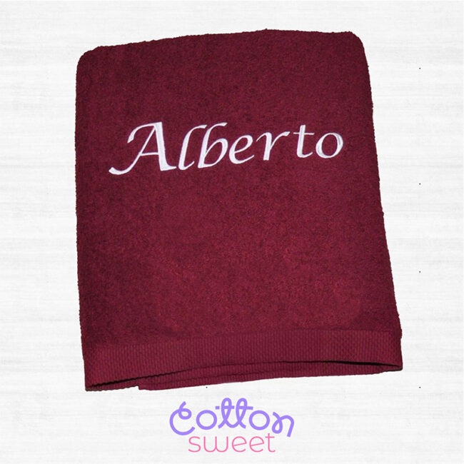 Toalla bordada personalizada para hombre Toalla bordada personalizada para hombre