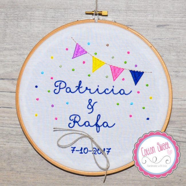 Bastidor Alianzas Bordado Personalizado Banderas Colores Bastidor Alianzas Bordado Personalizado Banderas Colores