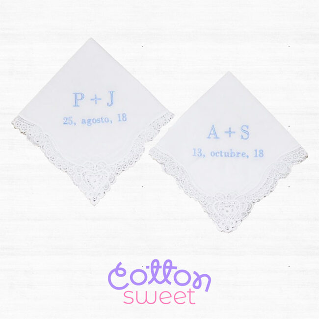Pañuelos bordados personalizadso para comuniones Pañuelos bordados personalizadso para comuniones