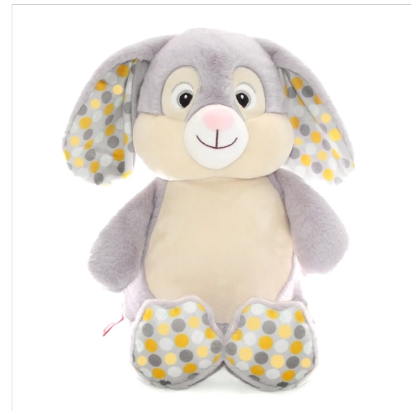 Conejito peluche personalizado Amarillo Conejito peluche personalizado Rosa