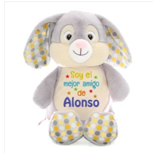 Conejito peluche personalizado Amarillo2 Conejito peluche personalizado Rosa