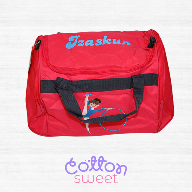 Bolsa deporte personalizada gimnasia niña Bolsa gimnasia rítmica aro personalizada para niña