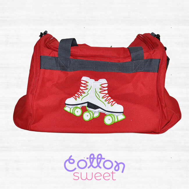 Bolsa patinaje artístico ruedas personalizada para niña